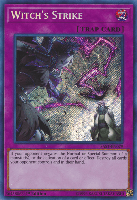 Witch's Strike [SAST-EN079] Secret Rare (ONLINE ORDER ONLY)
