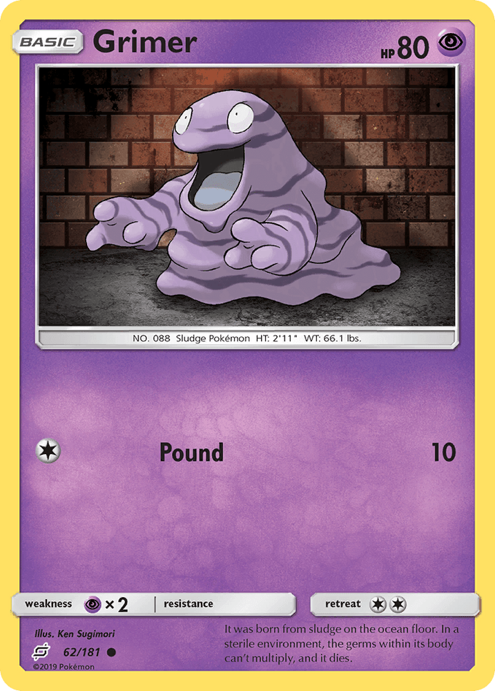 Grimer (62/181) [Sun & Moon: Team Up] (Online Only)