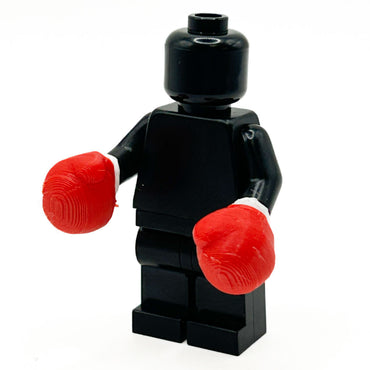 Boxing Gloves (Red/White) for Minifig [3D Printed] (ONLINE ORDER ONLY)