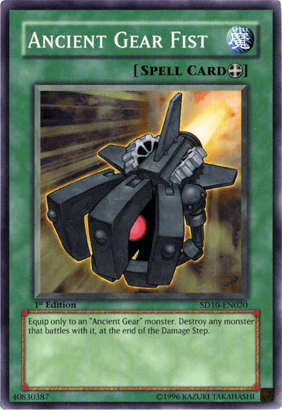 Ancient Gear Fist [SD10-EN020] Common (ONLINE ORDER ONLY)