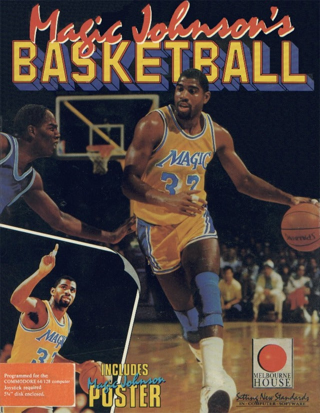 Magic Johnson's Basketball (Commodore 64) (ONLINE ORDER ONLY)