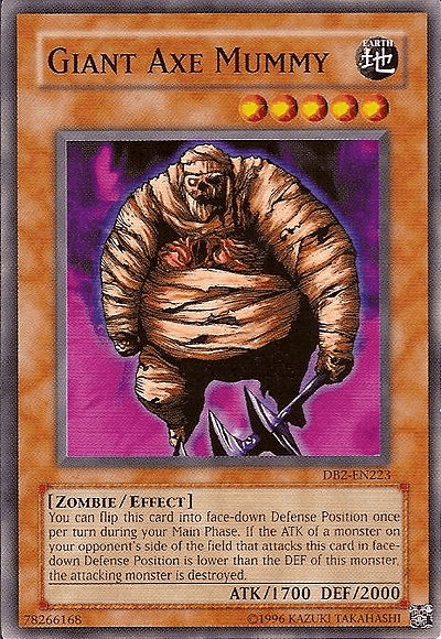 Giant Axe Mummy [DB2-EN223] Common (ONLINE ORDER ONLY)