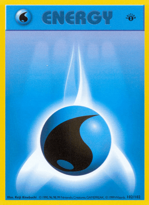 Water Energy (102/102) (Shadowless) [Base Set 1st Edition] (Online Only)