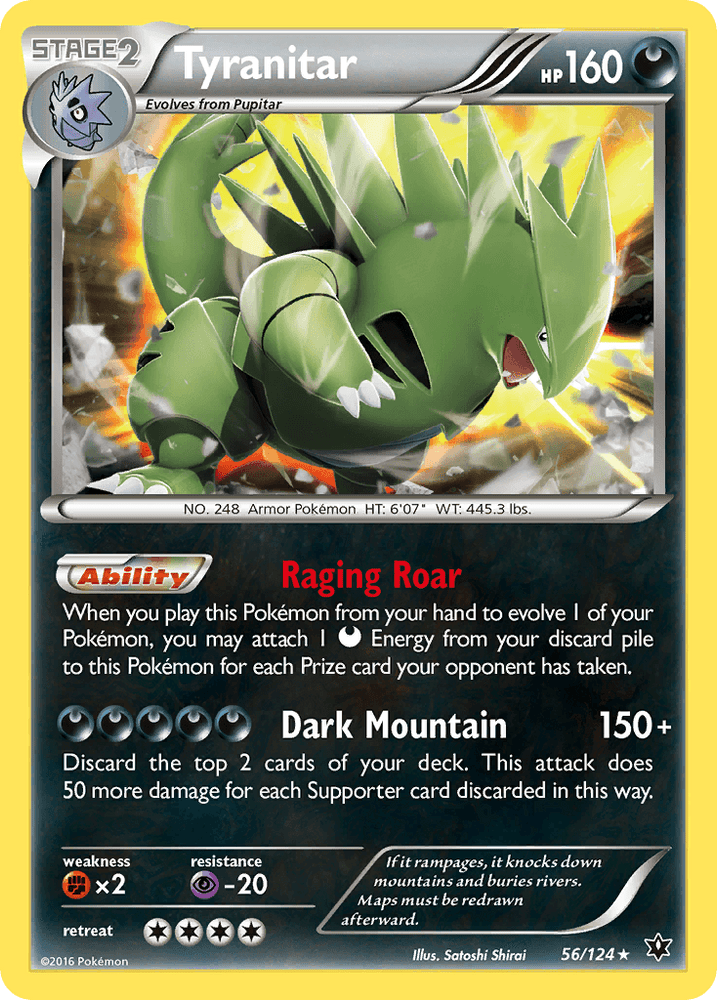 Tyranitar (56/124) [XY: Fates Collide] (Online Only)