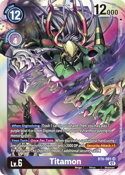 Titamon [BT6-081] [Double Diamond] (ONLINE ORDER ONLY)