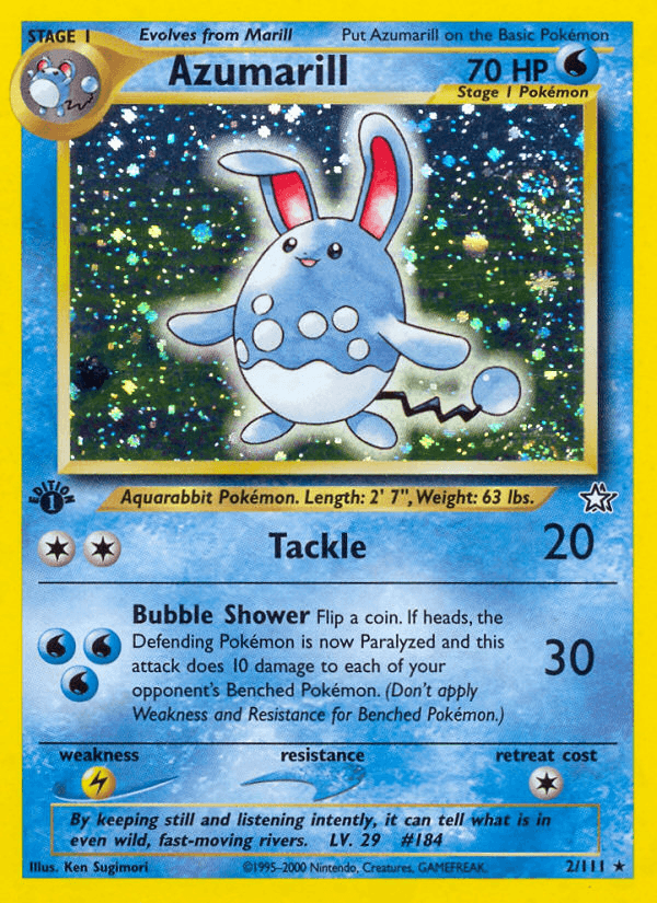 Azumarill (2/111) [Neo Genesis 1st Edition] (Online Only)