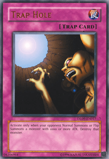 Trap Hole (Bronze) [DL09-EN017] Rare (ONLINE ORDER ONLY)