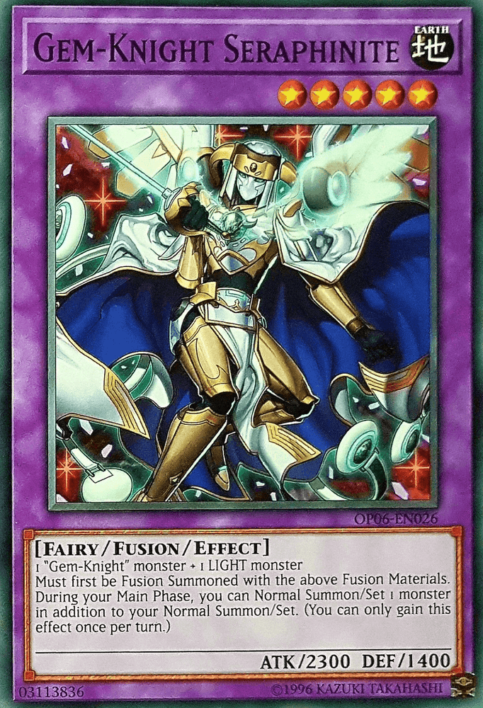 Gem-Knight Seraphinite [OP06-EN026] Common (ONLINE ORDER ONLY)