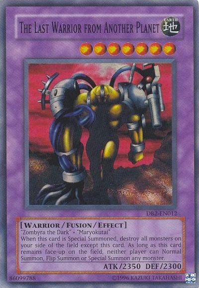 The Last Warrior from Another Planet [DB2-EN012] Super Rare (ONLINE ORDER ONLY)