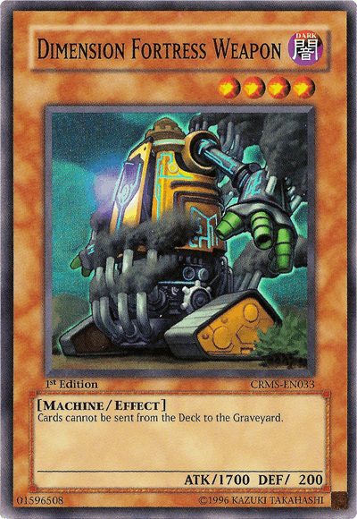 Dimension Fortress Weapon [CRMS-EN033] Super Rare (ONLINE ORDER ONLY)