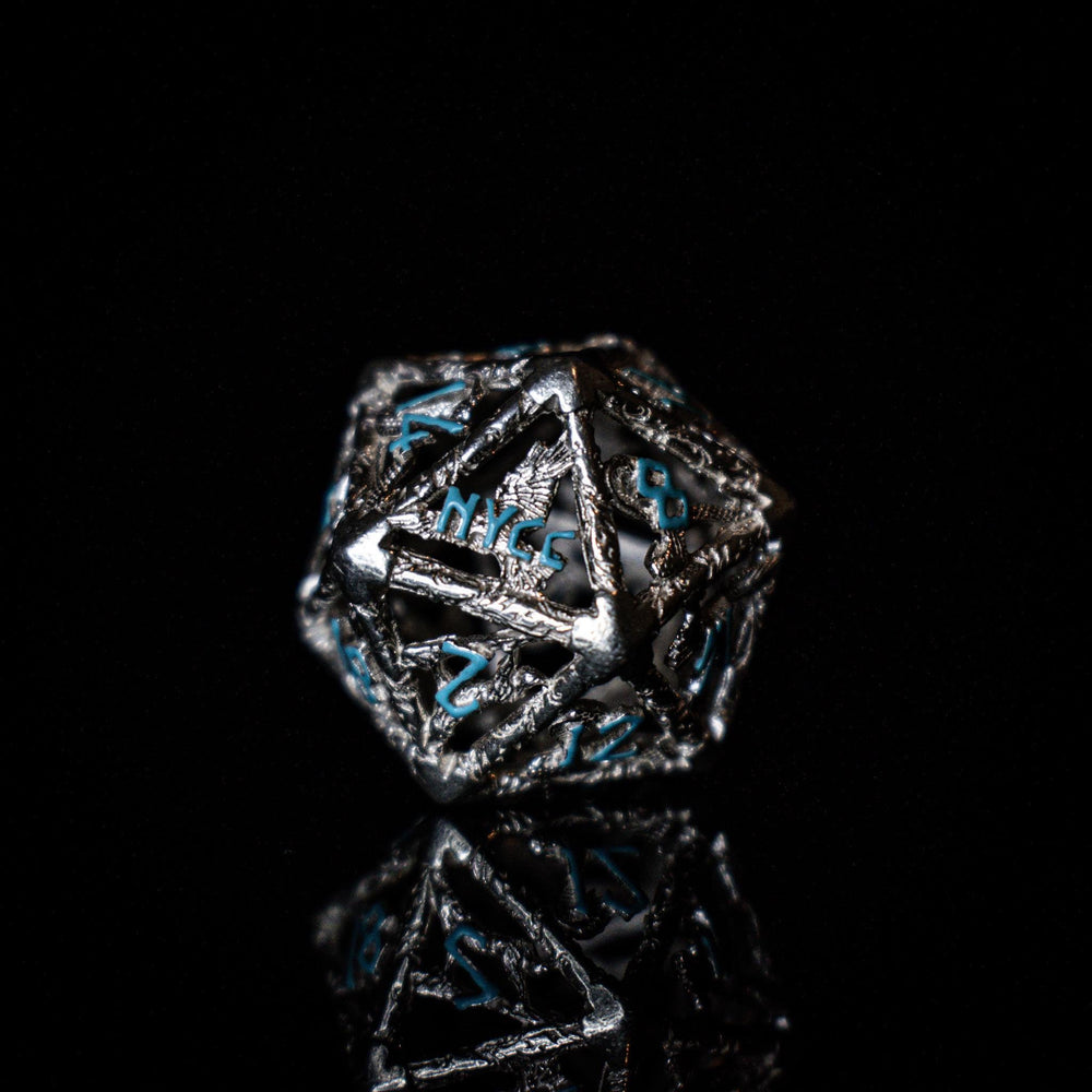 NYCC Exclusive Sterling Silver Dice Set - Blue (ONLINE ORDER ONLY)