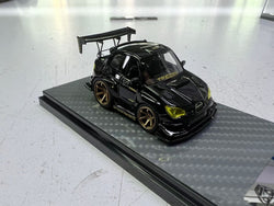 YM model X Q CAR Subaru Impreza WRX STI Voltex Black Gold Resin 1:64 (ONLINE ORDER ONLY)