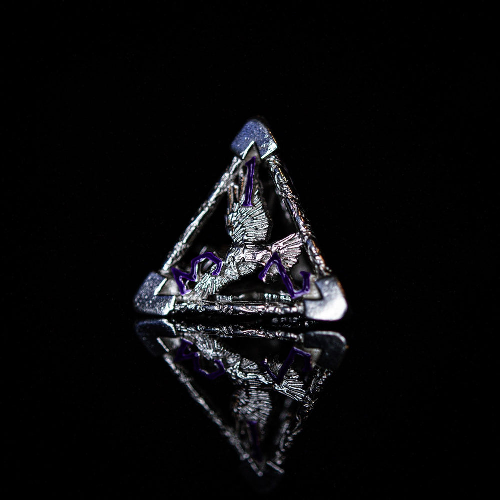 NYCC Exclusive Sterling Silver Dice Set - Purple (ONLINE ORDER ONLY)
