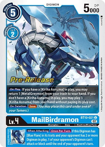 MailBirdramon [BT10-021] [Xros Encounter Pre-Release Cards] (ONLINE ORDER ONLY)