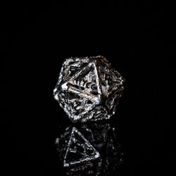 NYCC Exclusive Sterling Silver Dice Set - Black (ONLINE ORDER ONLY)