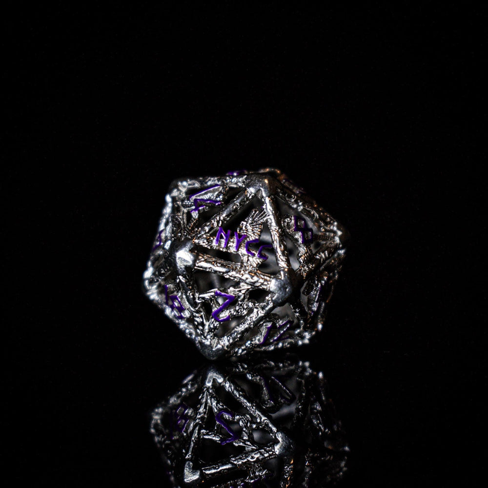 NYCC Exclusive Sterling Silver Dice Set - Purple (ONLINE ORDER ONLY)