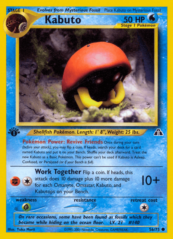 Kabuto (56/75) [Neo Discovery 1st Edition] (Online Only)
