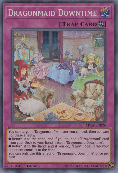 Dragonmaid Downtime [MYFI-EN026] Super Rare (ONLINE ORDER ONLY)