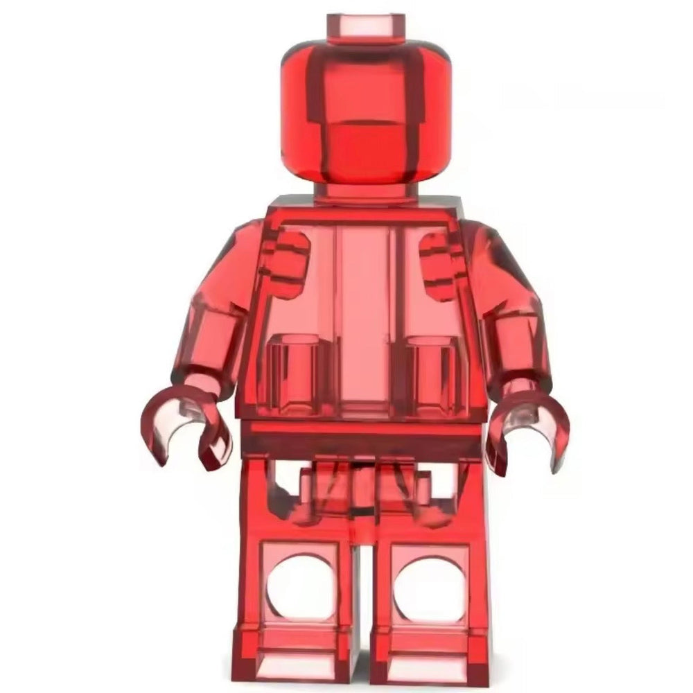 Set of 12 Transparent Minifigures – Clear Minifigs (Adult Builds & Display-Grade) (ONLINE ORDER ONLY)