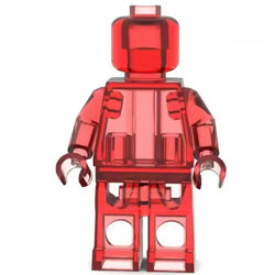 Set of 12 Transparent Minifigures – Clear Minifigs (Adult Builds & Display-Grade) (ONLINE ORDER ONLY)