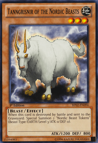 Tanngrisnir of the Nordic Beasts [BP02-EN094] Mosaic Rare (ONLINE ORDER ONLY)