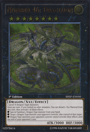 Number 46: Dragluon (UTR) [SHSP-EN050] Ultimate Rare (ONLINE ORDER ONLY)