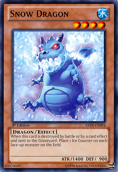 Snow Dragon [ABYR-EN094] Common (ONLINE ORDER ONLY)
