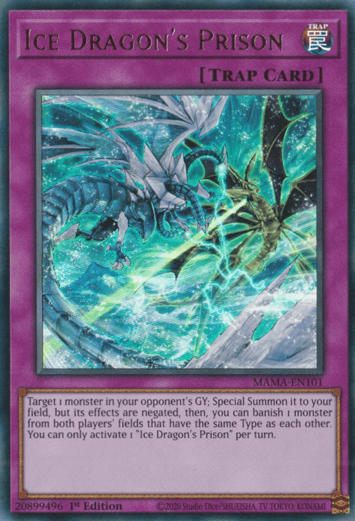 Ice Dragon's Prison [MAMA-EN101] Ultra Rare (ONLINE ORDER ONLY)