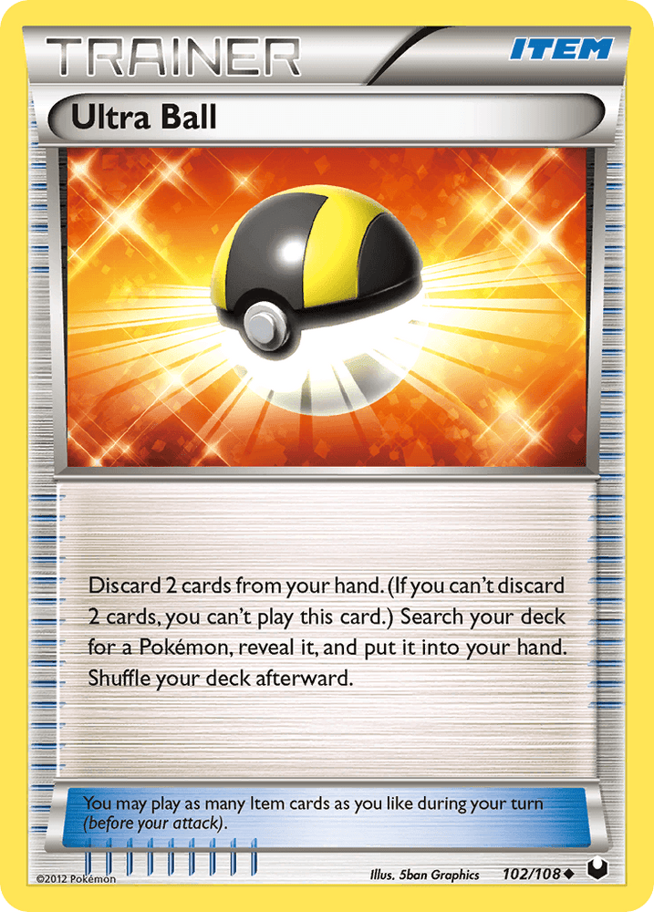 Ultra Ball (102/108) [Black & White: Dark Explorers] (Online Only)
