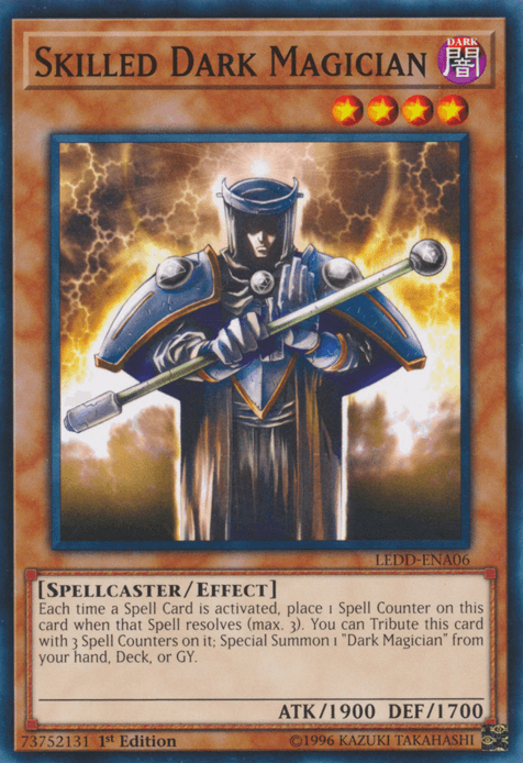 Skilled Dark Magician [LEDD-ENA06] Common (ONLINE ORDER ONLY)