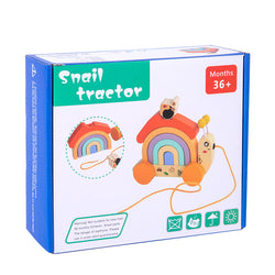 Wooden children's rainbow snail (ONLINE ORDER ONLY)