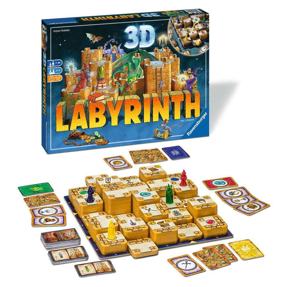 3D Labyrinth - Fantasy Boardgame - Ravensburger (ONLINE ORDER ONLY)
