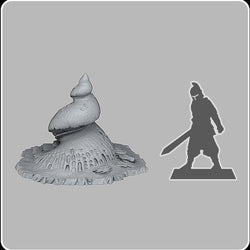 3D Printed Fantastic Plants and Rocks Ocean Sea Terrain Set 28mm - 32mm D&D Wargaming