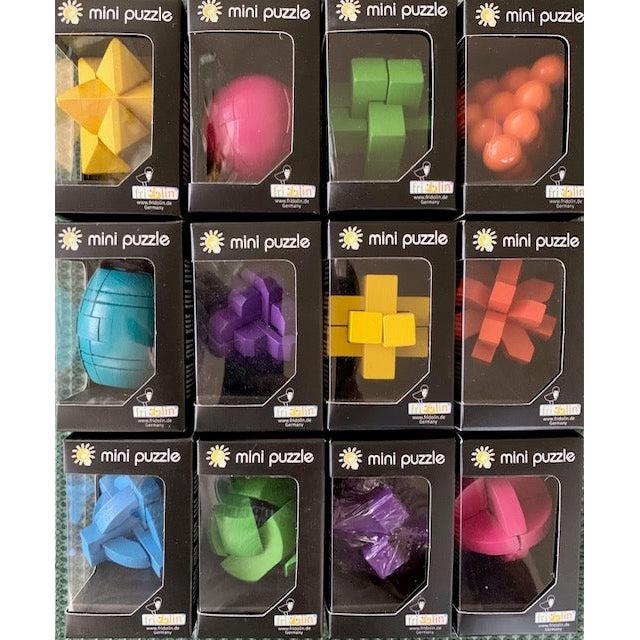 3D Wooden Mini Puzzle 12 Piece Set Fridolin (ONLINE ORDER ONLY)