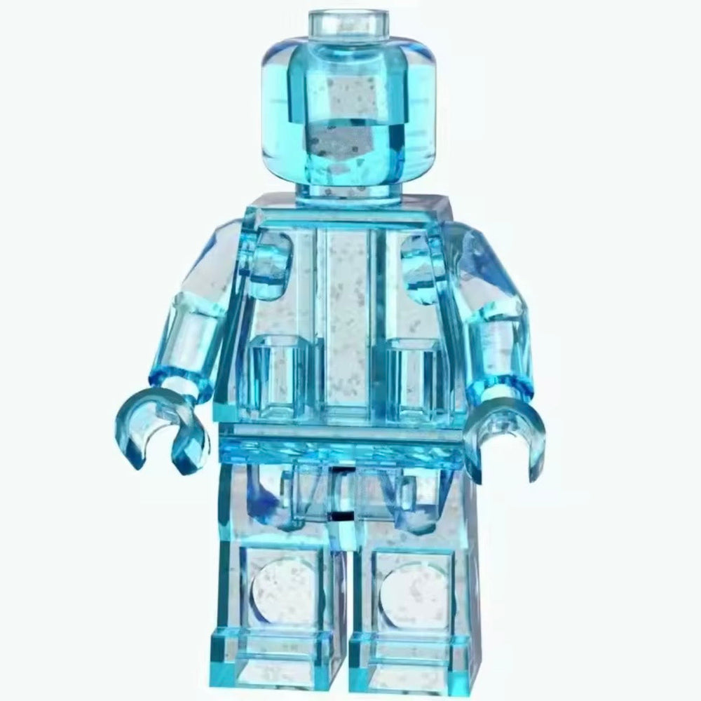 Set of 12 Transparent Minifigures – Clear Minifigs (Adult Builds & Display-Grade) (ONLINE ORDER ONLY)
