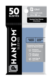 Phantom Sleeves: Gray Size (64mm x 88mm) 50 ct (ONLINE ORDER ONLY)
