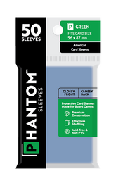 Phantom Sleeves: Green Size (56mm x 87mm) 50 ct (ONLINE ORDER ONLY)