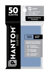 Phantom Sleeves: Gray Size (64mm x 88mm) 50 ct (ONLINE ORDER ONLY)