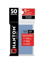 Phantom Sleeves: Red Size (45mm x 68mm) 50 ct (ONLINE ORDER ONLY)