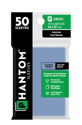 Phantom Sleeves: Green Size (56mm x 87mm) 50 ct (ONLINE ORDER ONLY)