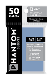 Phantom Sleeves: Gray Size (64mm x 88mm) 50 ct (ONLINE ORDER ONLY)