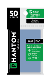 Phantom Sleeves: Green Size (56mm x 87mm) 50 ct (ONLINE ORDER ONLY)