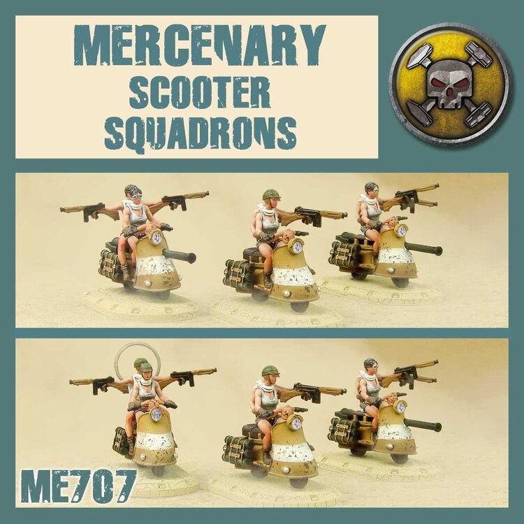 DUST 1947: Mercenary Scooter Squads (ONLINE ORDER ONLY)