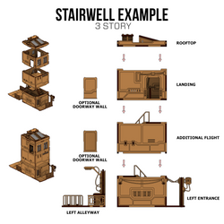 Xiguan  Components - Stairwell (ONLINE ORDER ONLY)