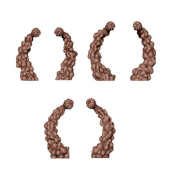 AK Interactive Basing Bits: Jump-Pack Trail FX (6 Pieces) (ONLINE ORDER ONLY)