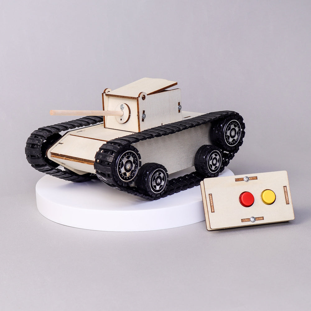 Remote-Controlled Tank DIY Kit, Educational STEM Toy (ONLINE ORDER ONLY)