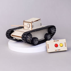 Remote-Controlled Tank DIY Kit, Educational STEM Toy (ONLINE ORDER ONLY)