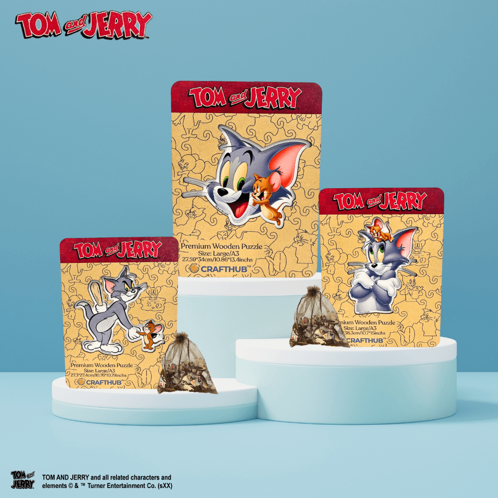 Tom & Jerry Wooden Jigsaw Puzzles (Online Order Only)