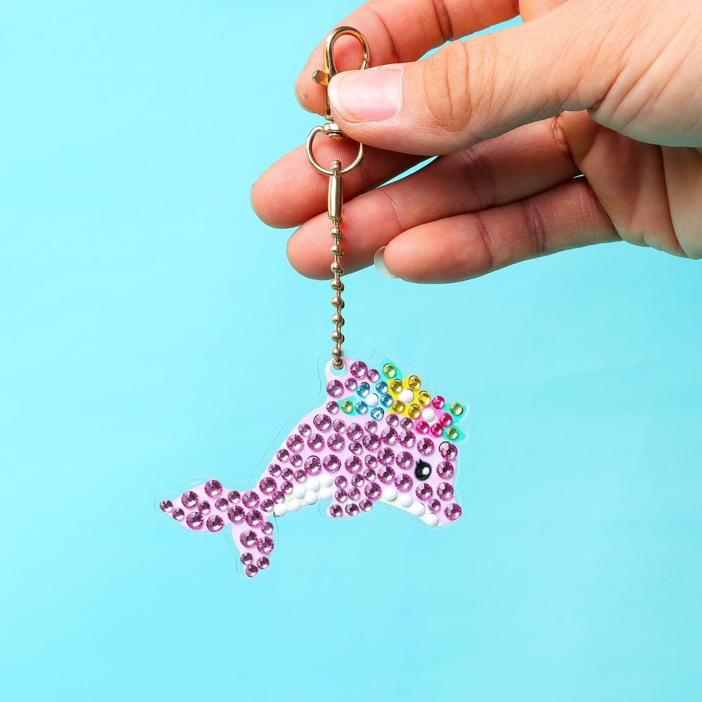 Adorable Keychains Diamond Art Kit – Mermaid (Set of 15) (ONLINE ORDER ONLY)
