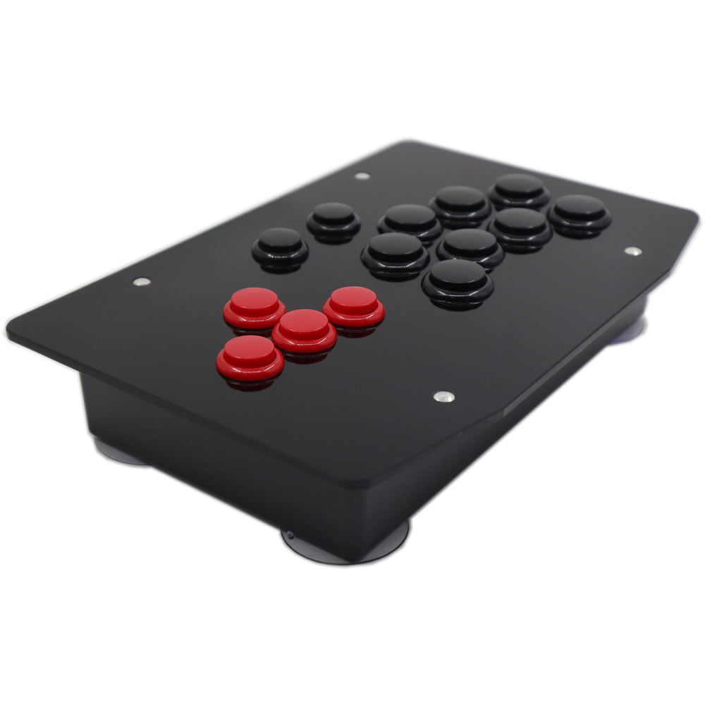 RAC-J500BB All Buttons Arcade Fight Stick Controller Leverless-Style Joystick PC USB (Online Only)